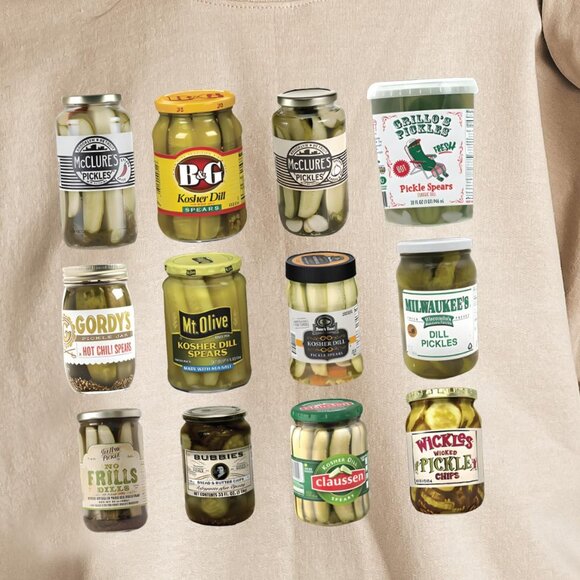 Canned Pickles Sweatshirt Pickle Crewneck Sweatshirt Pickle Lovers 05 - Picture 2 of 5